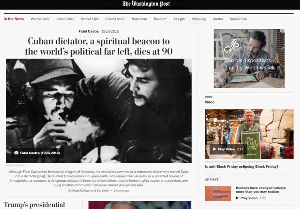 El dictador cubano, faro espiritual de la izquierda mundial, murió a los 90 años.