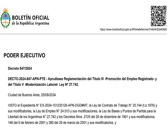  El Gobierno nacional reglamentó la reforma laboral