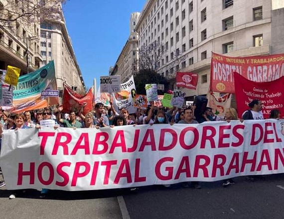  Profesionales del Hospital Garrahan están de paro por 24 horas