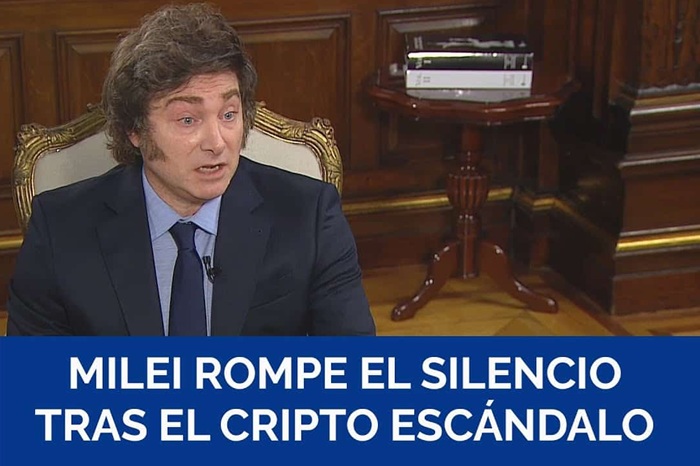 Javier Milei rompió el silencio en el caso $LIBRA y se victimiza como extrategia para salir del escándalo