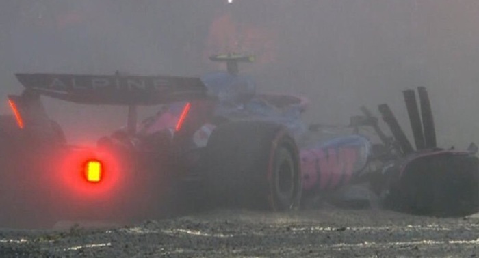 Colapintó chocó en la clasificación en Imola y saldrá 15to en el GP de Emilia-Romaña: el video del fuerte accidente