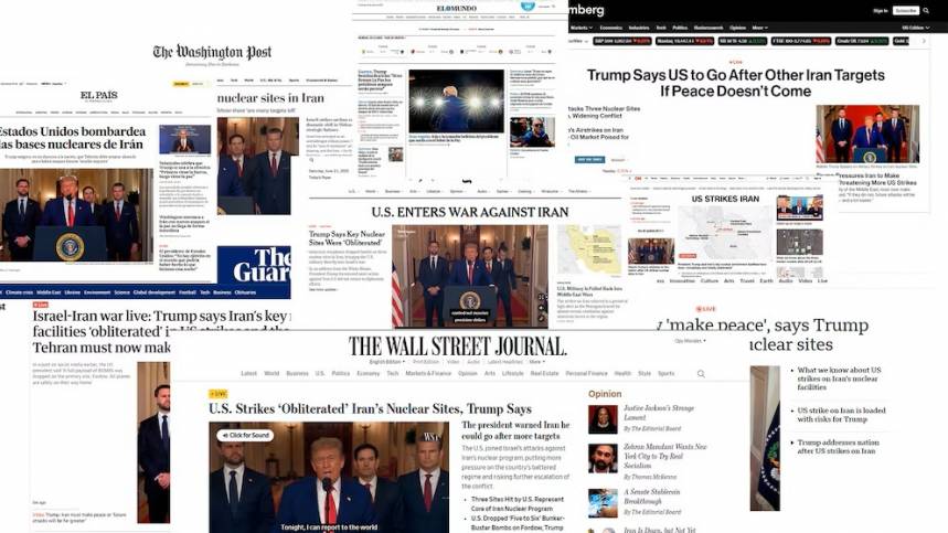 Fuerte repercusion en los medios internacionales por el ataque perpetrado por los EEUU.