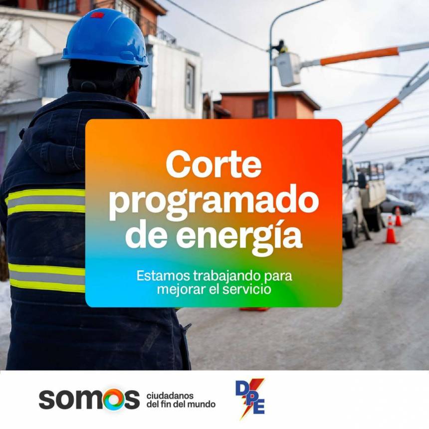 Ushuaia realizará operativo de despeje de nieve en el centro este viernes por la noche.
