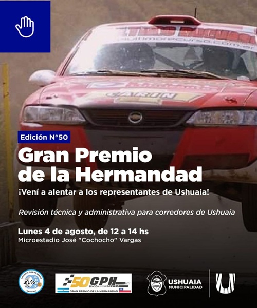  Ushuaia se prepara para el Gran Premio de la Hermandad: el IMD acompañará a los corredores locales.