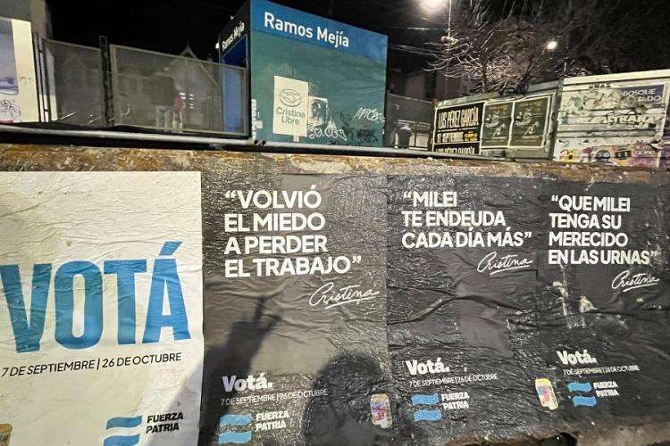  Con Cristina proscripta, el peronismo lanza una campaña directa contra Milei en Buenos Aires