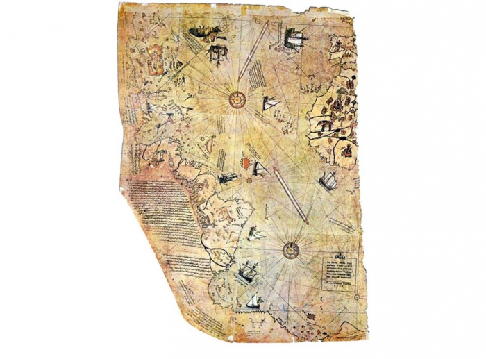  Hallan un mapa turco de 1513 reflejando parte de la Antártida