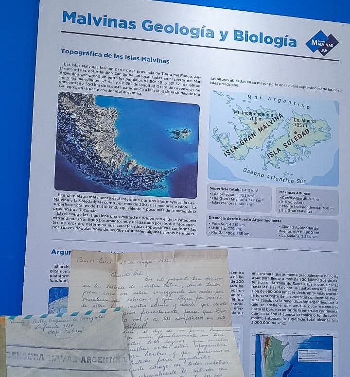 Veterano de Guerra de Malvinas de Cañuelas donó una carta al Museo Pensar Malvinas