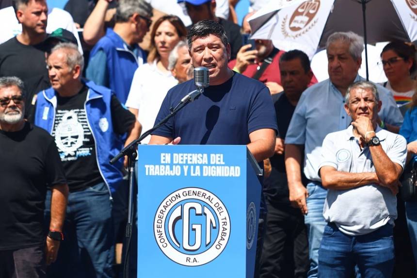 Cristian Jerónimo de CGT «Hay que frenar el modelo económico».