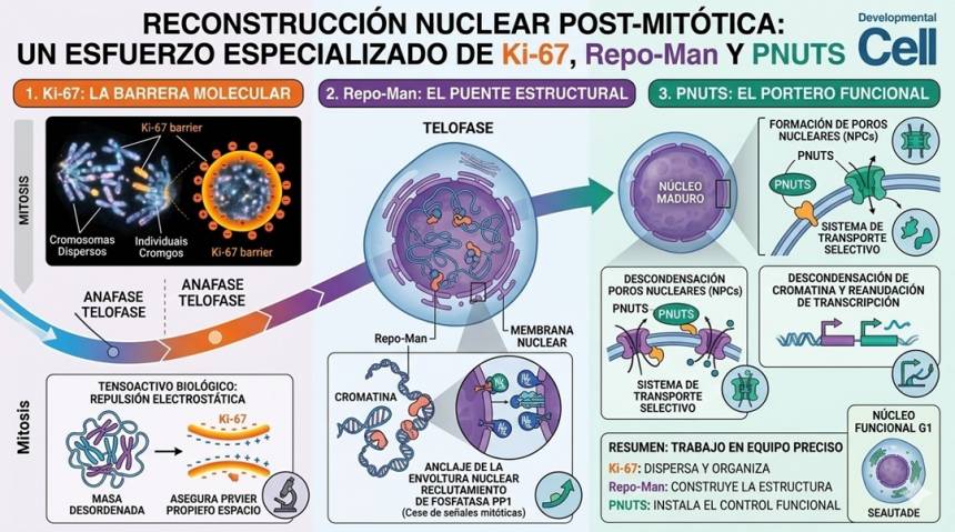  Tres proteínas que «ponen orden» en la célula y podrían cambiar cómo se trata el cáncer