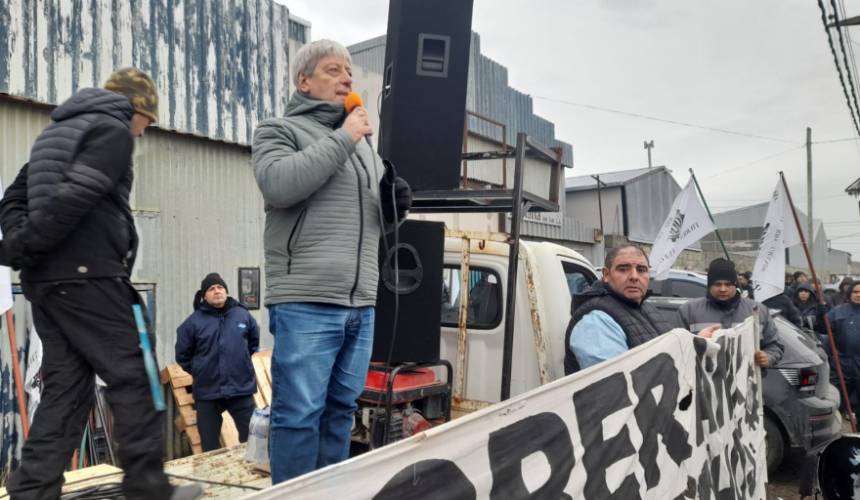 Furlan en Río Grande: Masivo acto de la UOM contra la intervención judicial y en defensa de la industria