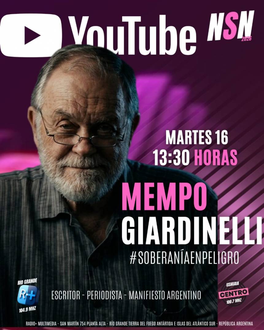 Mempo Giardinelli estará hoy en “No Somos Neutrales”: entrevista exclusiva a las 13:30 por Radio+ y FM Centro