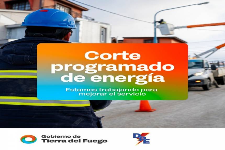 Corte de Energía programado en ushuaia