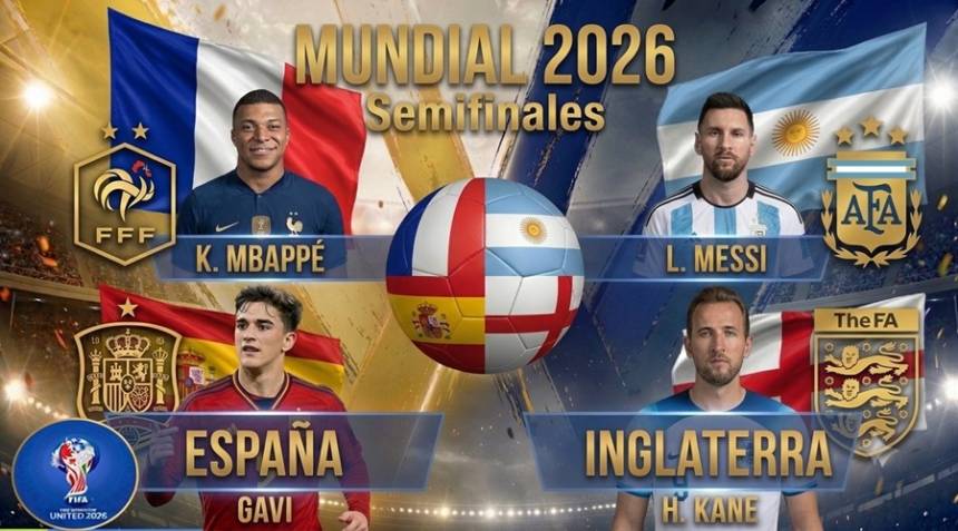  Mundial 2026: cómo se jugarán las semifinales, días, horarios y la pelea por el Balón de Oro