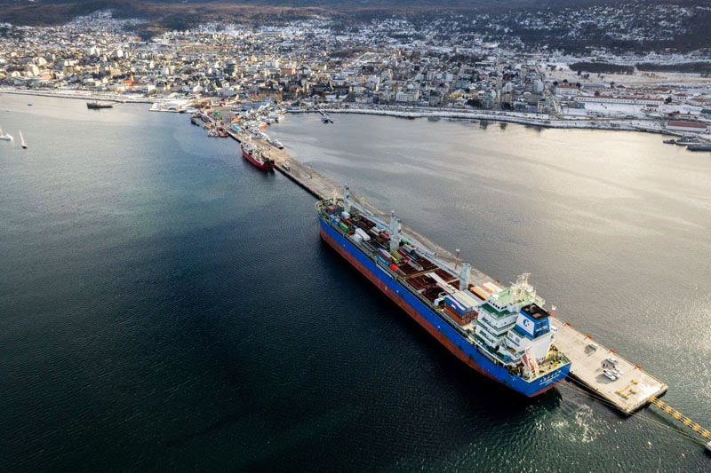 Llegaron desde China los equipos para la nueva usina de Ushuaia: habrá cortes de tránsito y desvíos por 10 días