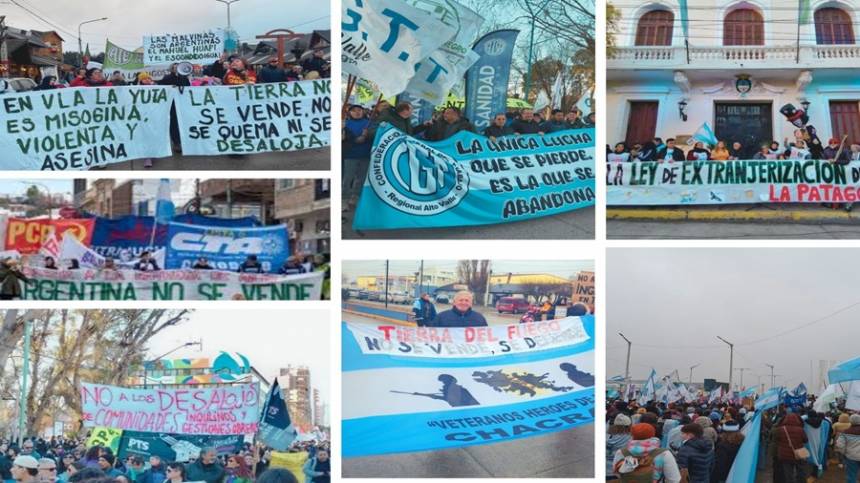 Territorio no se negocia: la Patagonia se levantó y bloqueó la avanzada de la extranjerización.