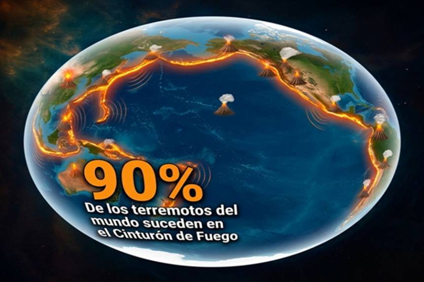 Cinturón de Fuego: por qué concentra el 90% de los sismos