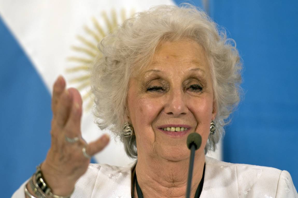 presidenta de Abuelas de Plaza de Mayo, Estela de Carlotto;