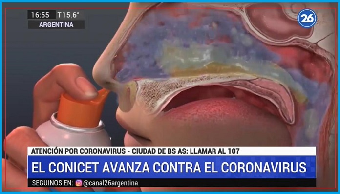 Coronavirus: prueban en Argentina la eficacia de spray nasal contra Covid-19