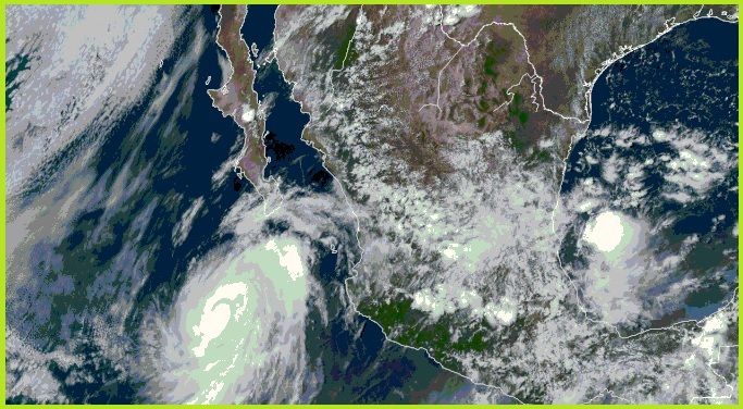 Categoría 2: El huracán Elida se fortalece frente a continuará afectando a Baja California Sur