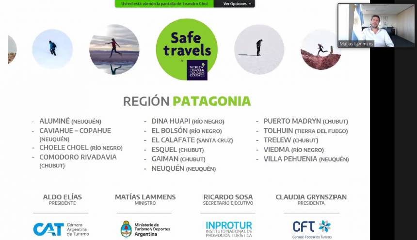 “Invitamos a los prestadores, alojamientos, gastronómicos, agencias de viaje y secretarias de turismo municipales a continuar adhiriendo a Safe Travels