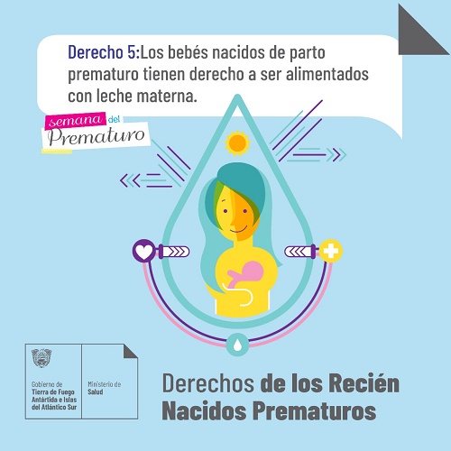 DERECHO 5: Los bebés nacidos de parto prematuro tienen derecho a ser alimentados con leche materna.