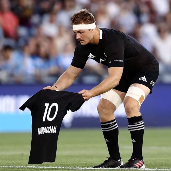 Homenaje a nivel mundial «Los All Blacks rinden homenaje a Maradona frente a los Pumas»