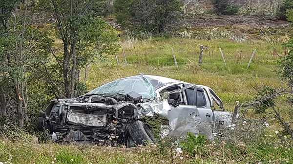 Un trágico accidente de tránsito tuvo lugar sobre la Ruta Nacional N° 3 en cercanías de Tolhuin