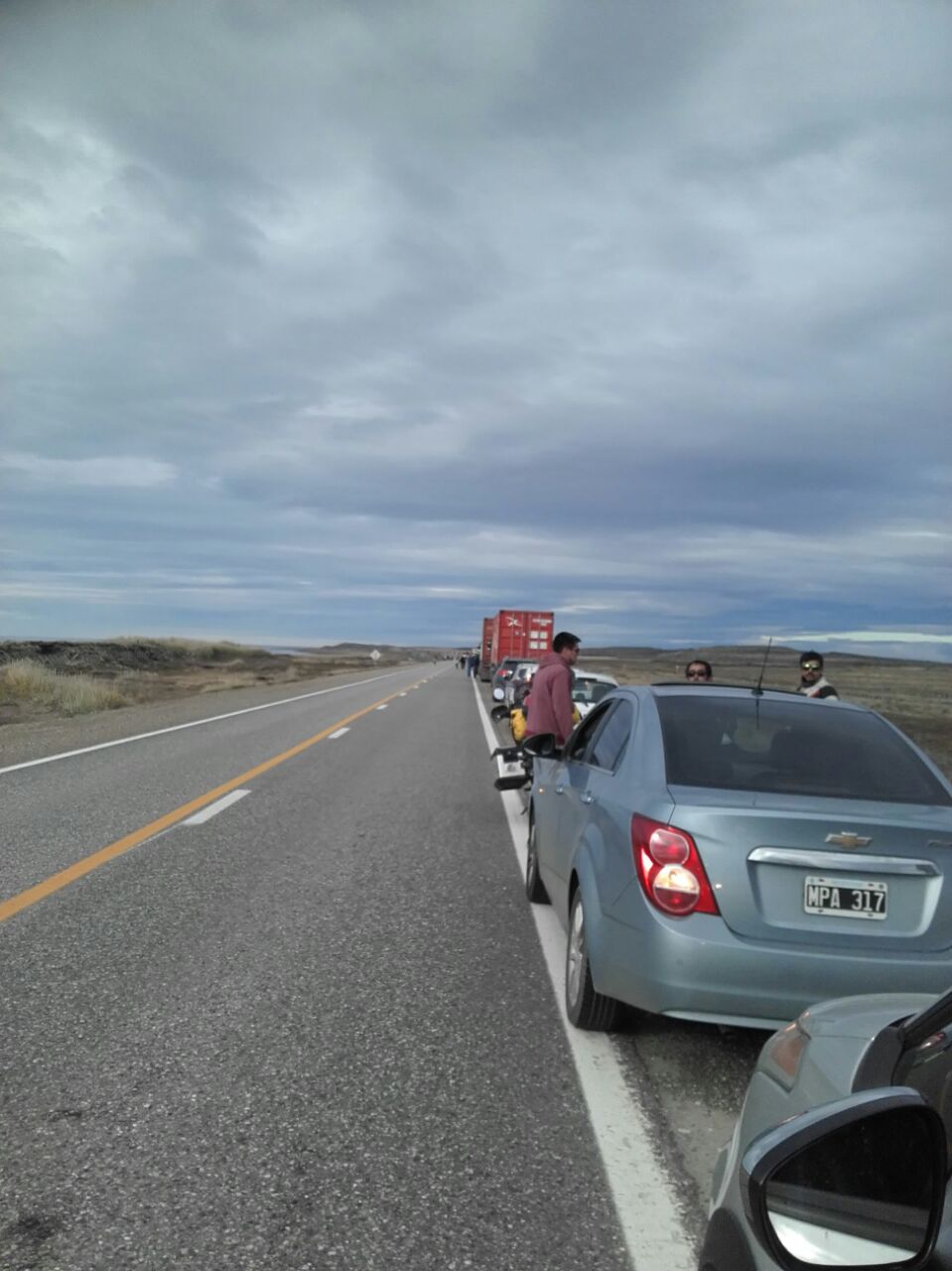 Durante 40 minutos estuvo cortada la ruta por el peritaje cientifico de la policia tras el accidente