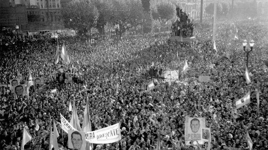 Nace la Justicia Social hace 76 años el día que el pueblo colmó la Plaza de Mayo y cambió la historia argentina