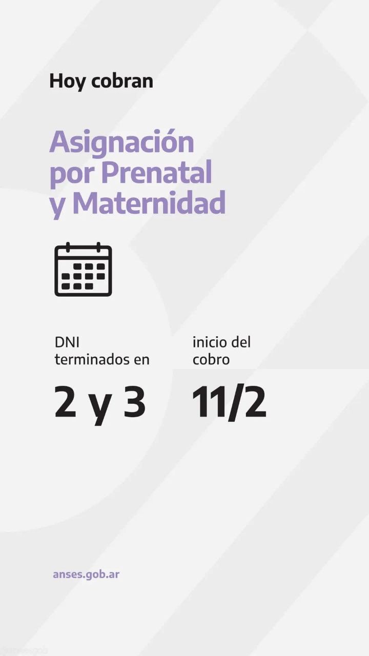 CALENDARIOS DE PAGOS ANSES 11 DE FEBRERO