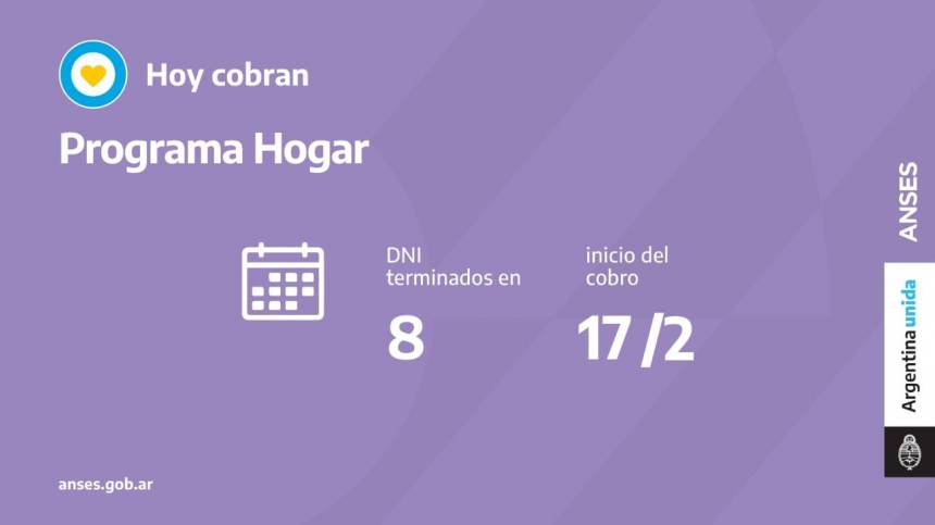 CALENDARIOS DE PAGOS  ANSES 17 DE FEBRERO 