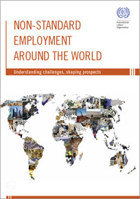 El nuevo informe, Non-standard employment around the world: Understanding challenges, shaping prospects (El empleo atípico en el mundo: Retos y perspectivas)