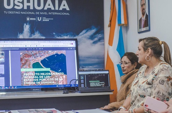 La Municipalidad de Ushuaia se reunió con Asociación de agencias de viajes y turismo por las obras financiadas por la CAF