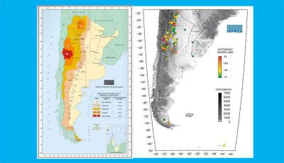 La Rioja, Tierra del Fuego, Salta y Jujuy tienen “Zonas 3?, donde la peligrosidad es “elevada” según los mapas del INPRESS