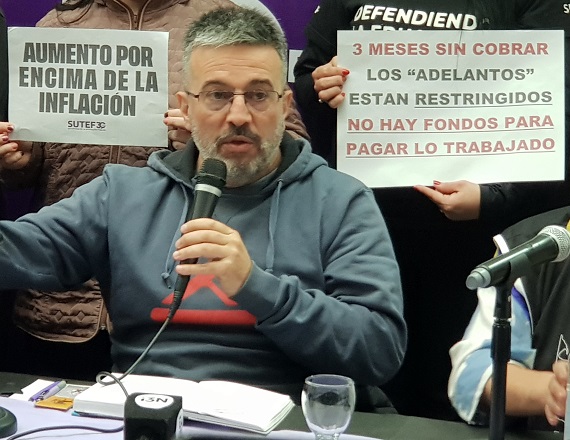 “Las 48 horas de paro están decretadas y se van a cumplir”, Horacio Catena