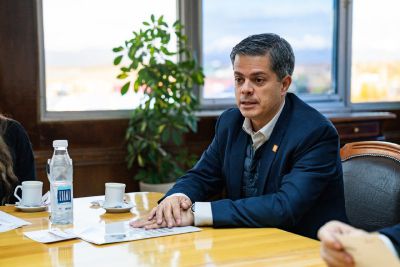 Secretario de Malvinas, Antártida, Islas del Atlántico Sur y Asuntos Internacionales de la provincia, Andrés Dachary.