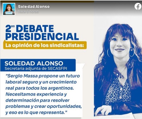Opinion de Soledad Alonso Diputada Provincial de BsAs y Secretaria adjunta de SECASFPI - ANSES   