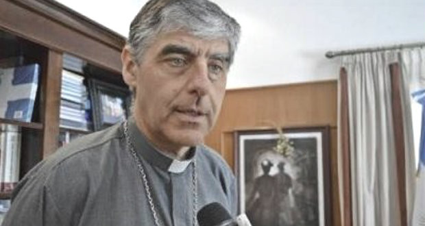APARTADO. El Obispo Miguel Angel D’Annibale dispuso el apartamiento del sacerdote denunciado por abuso sexual.