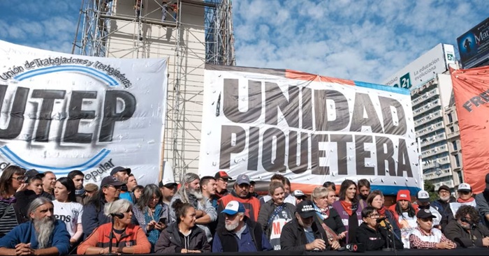  Las organizaciones sociales marcharán este miércoles (Foto: Facebook UTEP)