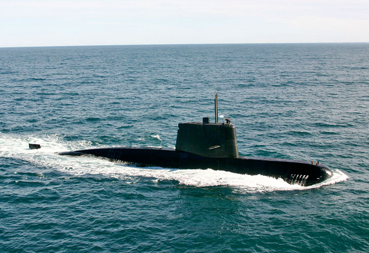 Operaciones De búsqueda del submarino ARA San Juan Foto:NA: Archivo y Prensa Armada Argentina