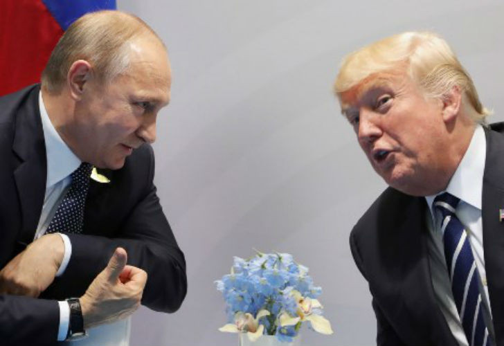  Putin y Trump. Por primera vez, ambos líderes se reunieron cara a cara, en el marco del G20. Foto:AFP.