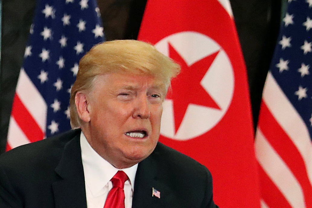  El presidente de Estados Unidos convocó a una conferencia de prensa, tras la firma del acuerdo con Kim Jong-un Fuente: Reuters