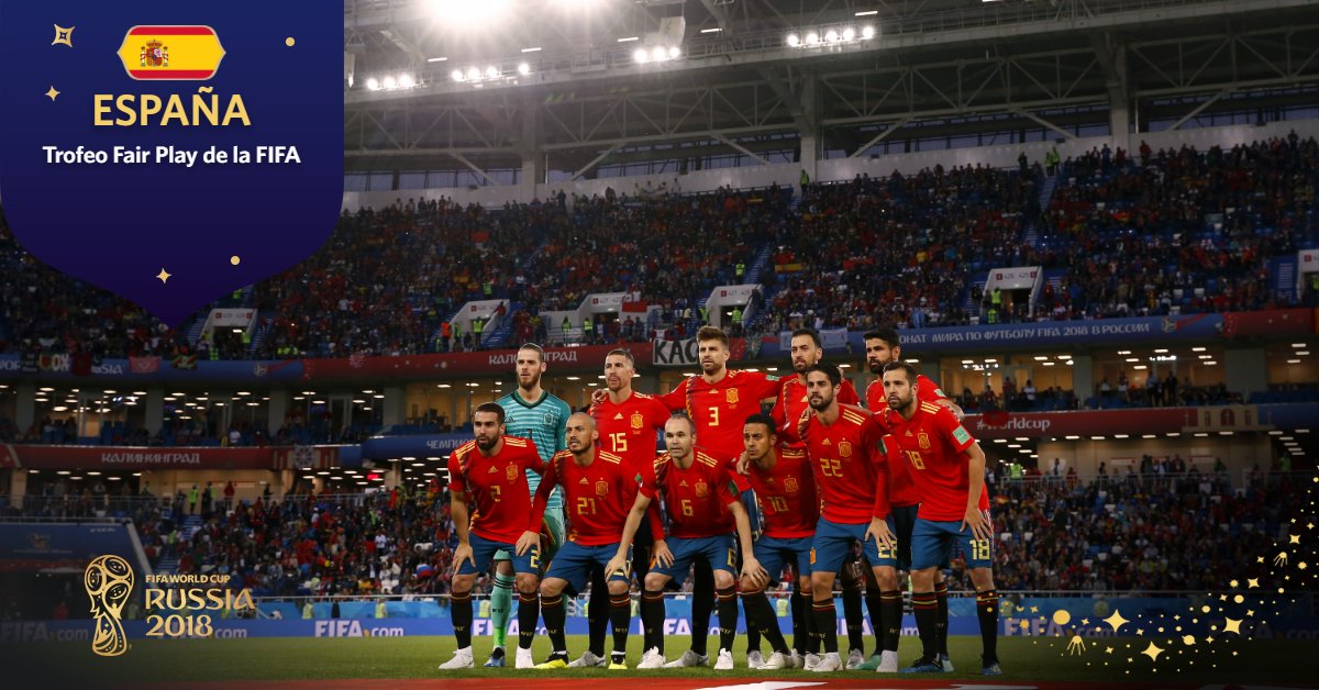 Trofeo Fair Play de la FIFA  España Foto: FIFA.com