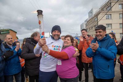 La Antorcha Olímpica de los Juegos de la Juventud llegó a Ushuaia